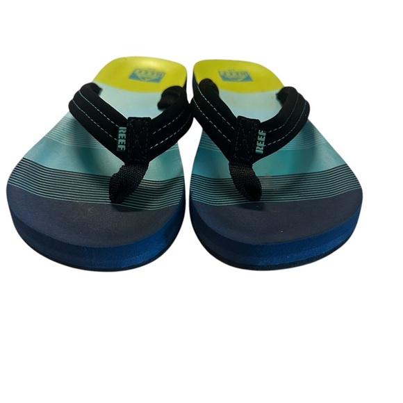 Reef Youth Ahi Beach Flip Flops Sandals Size 4/5 - Picture 3 of 5